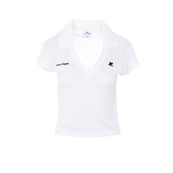 Courreges Women Logo Sports Cropped Top